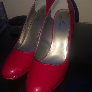Cherry Red Worthington Heels